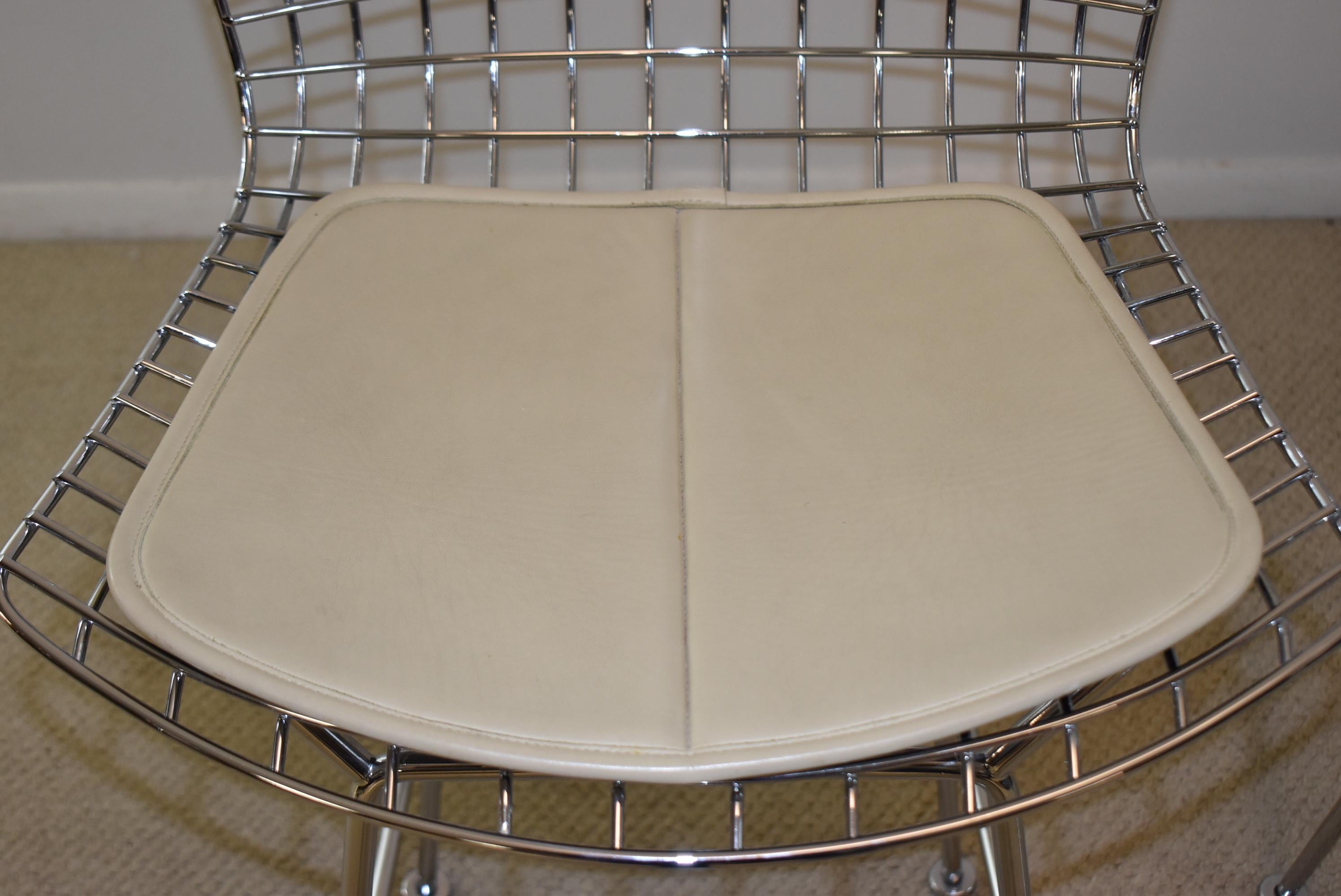 Barhocker aus Bertoia für Knoll mit Draht, Mid-Century Modern (Moderne der Mitte des Jahrhunderts) im Angebot