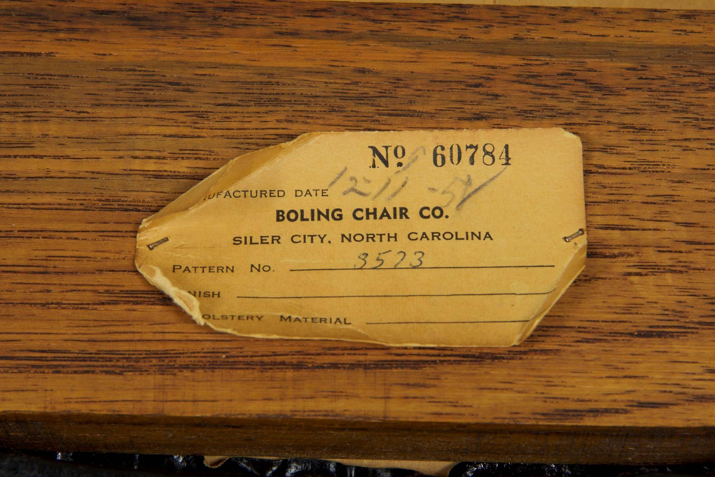 Fauteuil en bois courbé Boling Chair Co.:: circa 1958 3