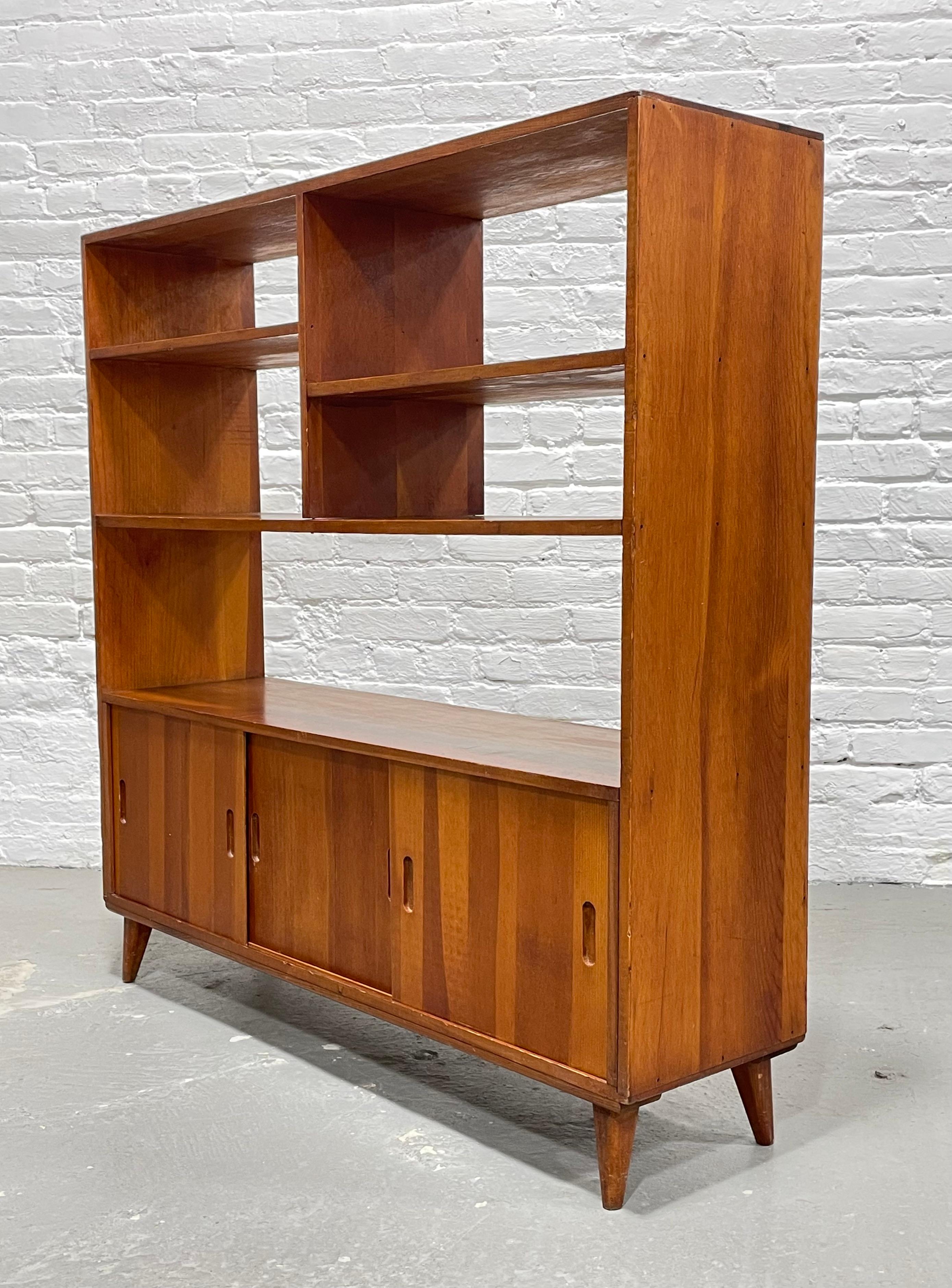 Vintage Mid-Century Modern Bookcase / Room Divider, c. 1950s 2