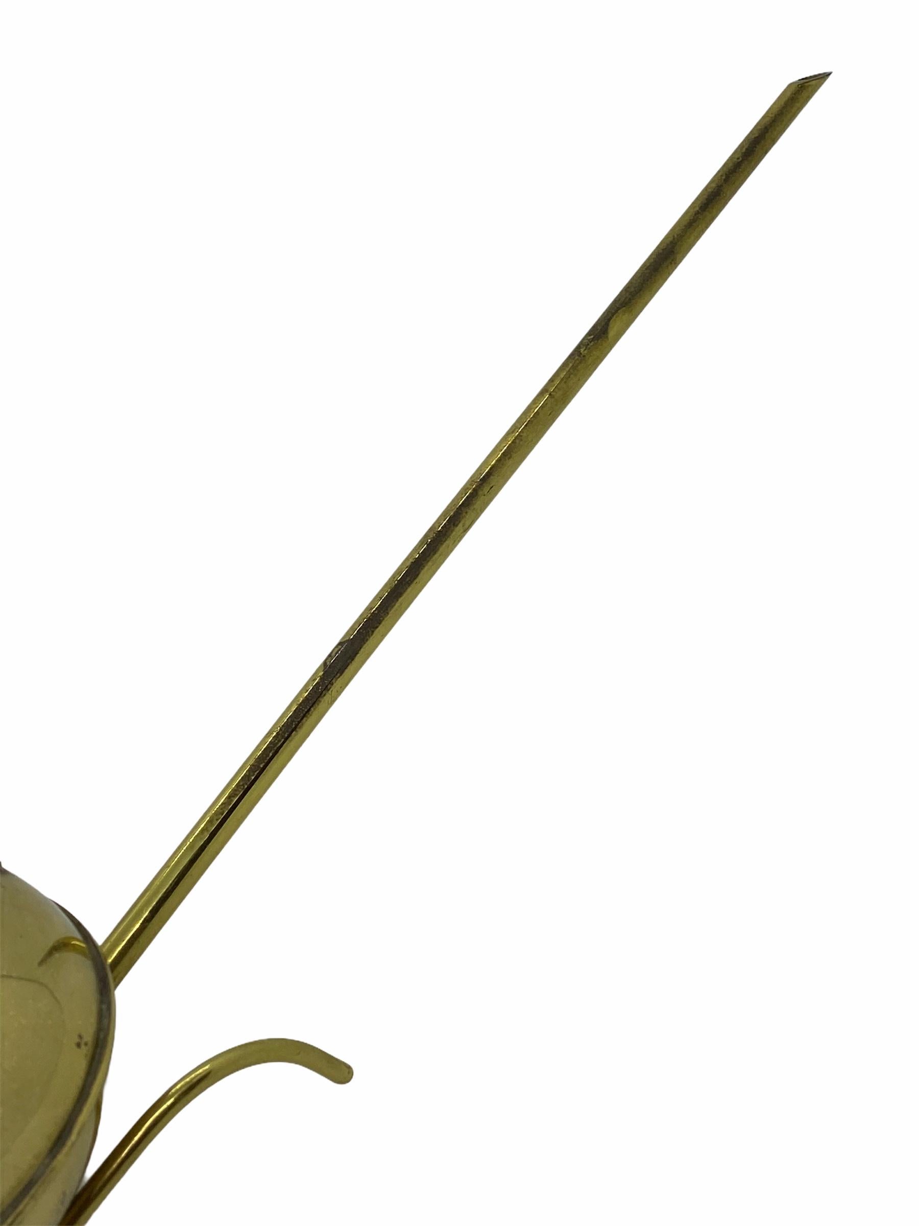 Mid-20th Century Vintage Mid-Century Modern Brass Bonsai Watering Can with Long Spout, 1960s