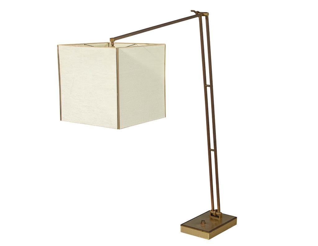 Vintage Mid-Century Modern Brass Floor Lamp 2