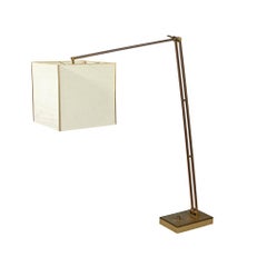 Vintage Mid-Century Modern Brass Floor Lamp