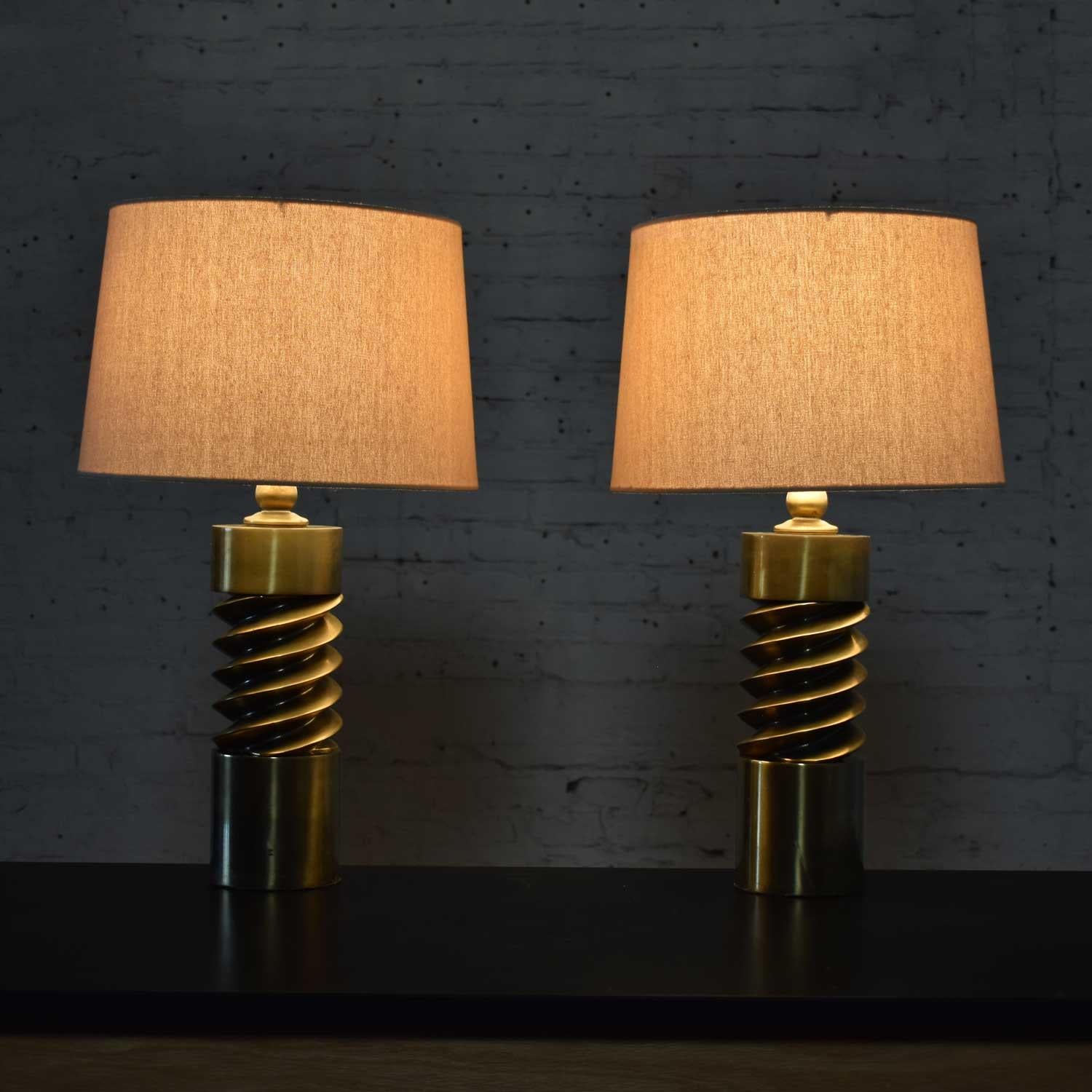 contemporary brass table lamps