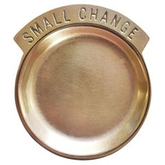 Retro Mid-Century Modern Brass Small Change or Trinket Dish