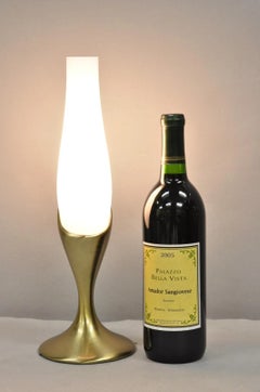 Vintage Mid Century Modern Brass "Tulip" Table Lamp by Laurel Lamp Co.