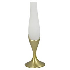 Vintage Mid Century Modern Brass "Tulip" Table Lamp by Laurel Lamp Co.