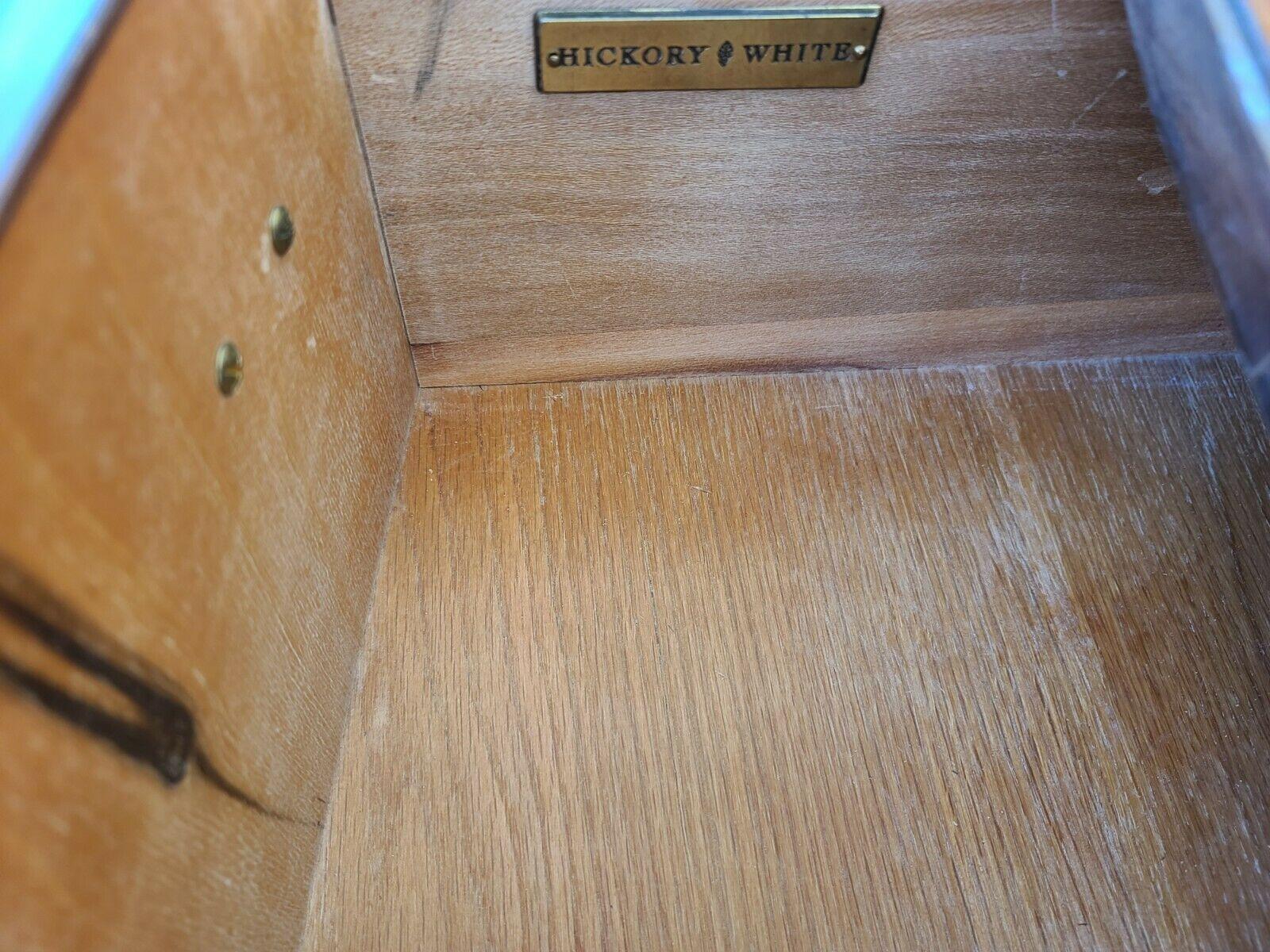 Vintage Mid-Century Modern Briar Burl Wood Dresser by Hickory White For Sale 3