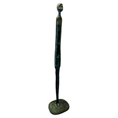 Vintage Mid-Century Modern Bronze Etruscan Ombra della Sera Sculpture