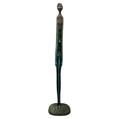 Vintage Mid-Century Modern Bronze Etruscan Ombra della Sera Sculpture