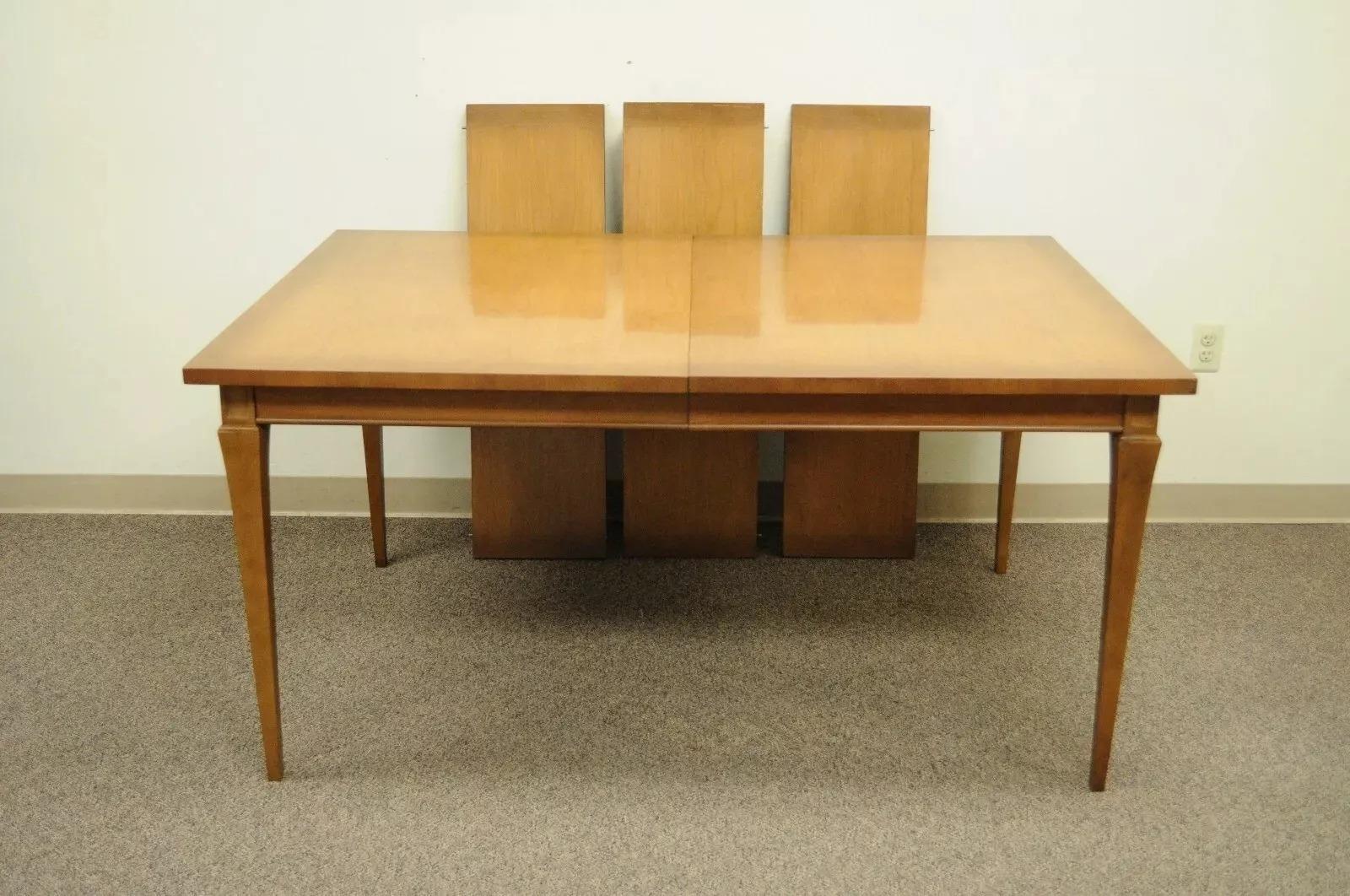 Mid-Century Modern Vintage Mid Century Modern Broyhill Premier Walnut Invitation Dining Set - 10 Pc
