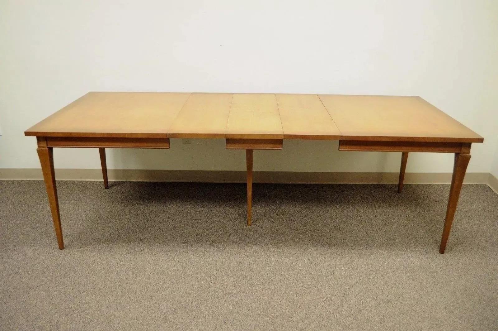 Unknown Vintage Mid Century Modern Broyhill Premier Walnut Invitation Dining Set - 10 Pc