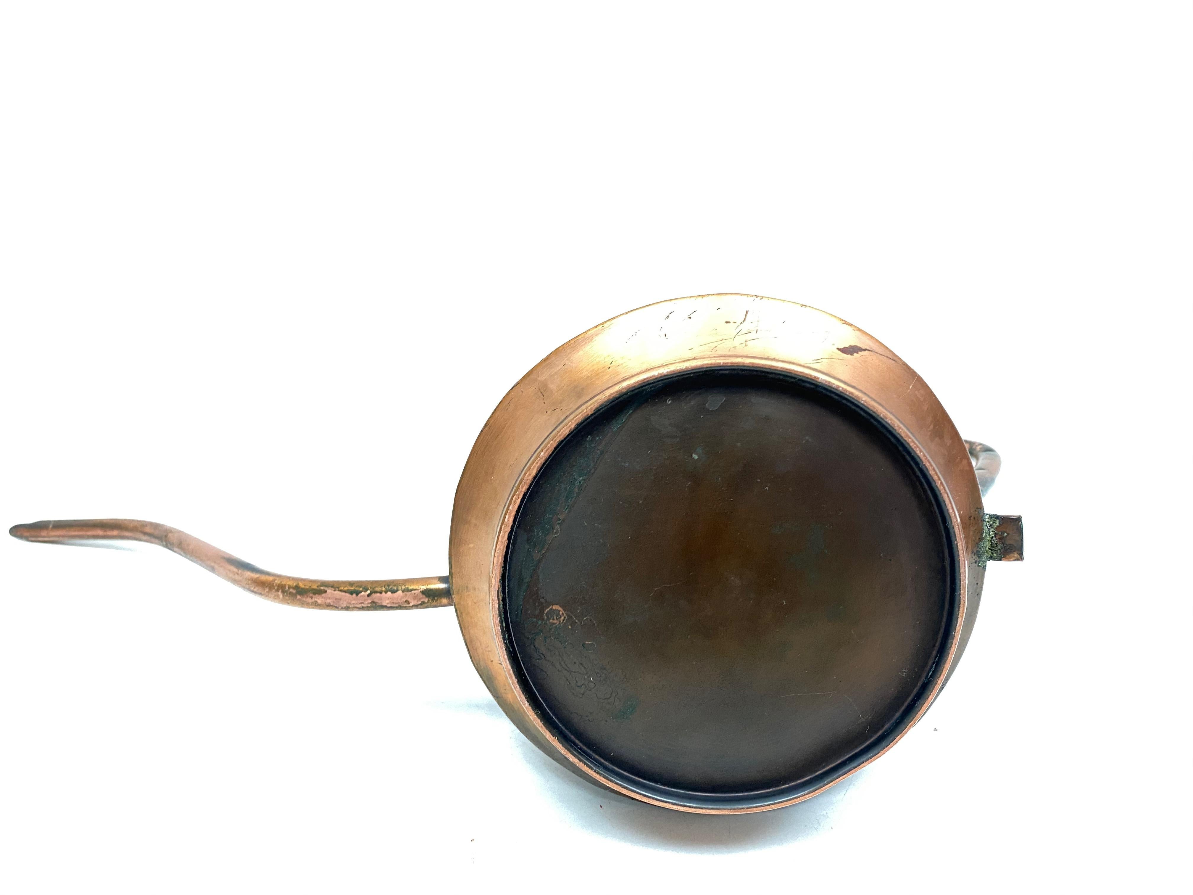 Mid-20th Century Vintage Mid-Century Modern Brutalist Copper Watering Can, 1960s
