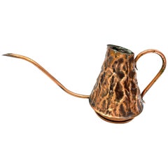 Vintage Mid-Century Modern Brutalist Copper Watering Can, 1960s
