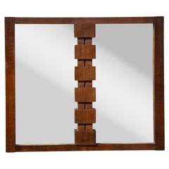 Miroir brutaliste moderne du milieu du siècle dernier