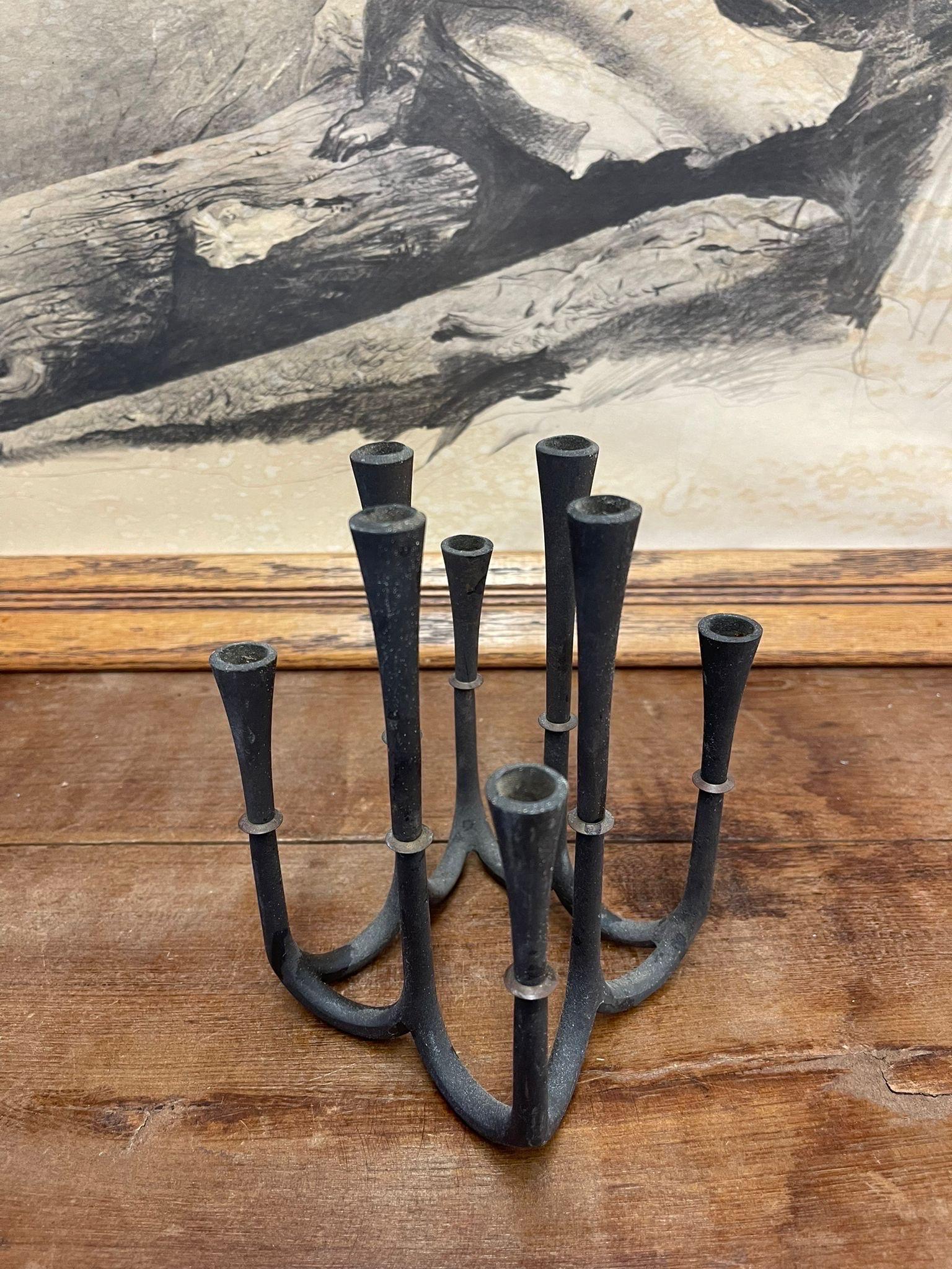 Vintage-Kerzenhalter aus der Mitte des Jahrhunderts von Jens H. Quistgaar für Dansk Design. (Moderne der Mitte des Jahrhunderts) im Angebot