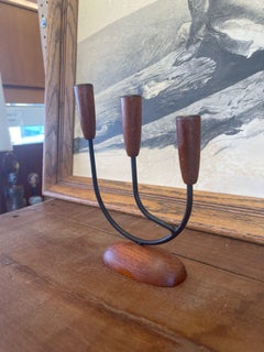 Vintage Mid Century Modern Candlestick Holder Decor