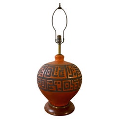 Vintage Mid-Century Modern Ceramic Table Lamp - Bitossi Style