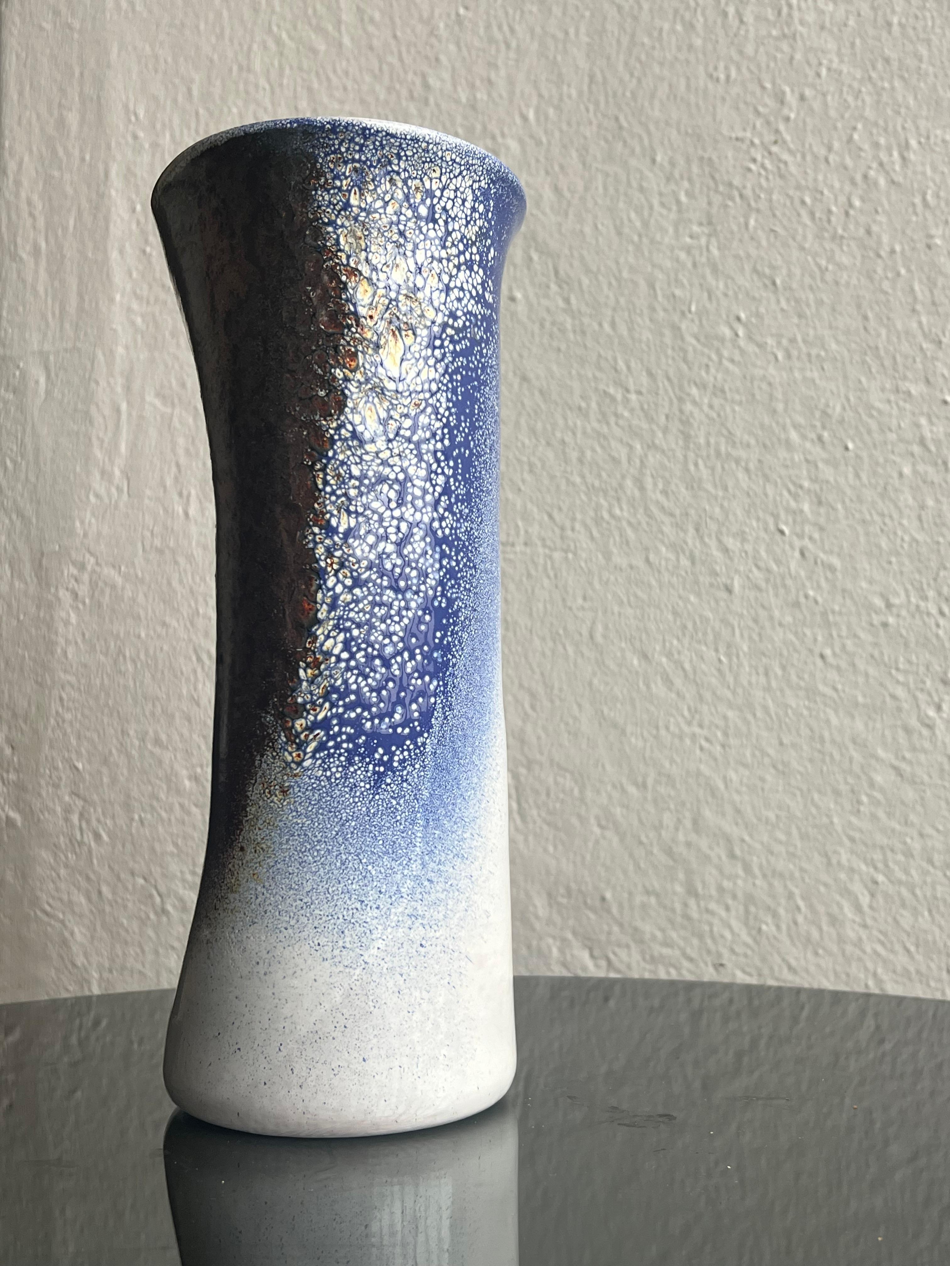 Vintage-Vase aus Keramik, handbemalt, Mid-Century Modern, Vintage  Italienisch Pino Castagna im Angebot 11