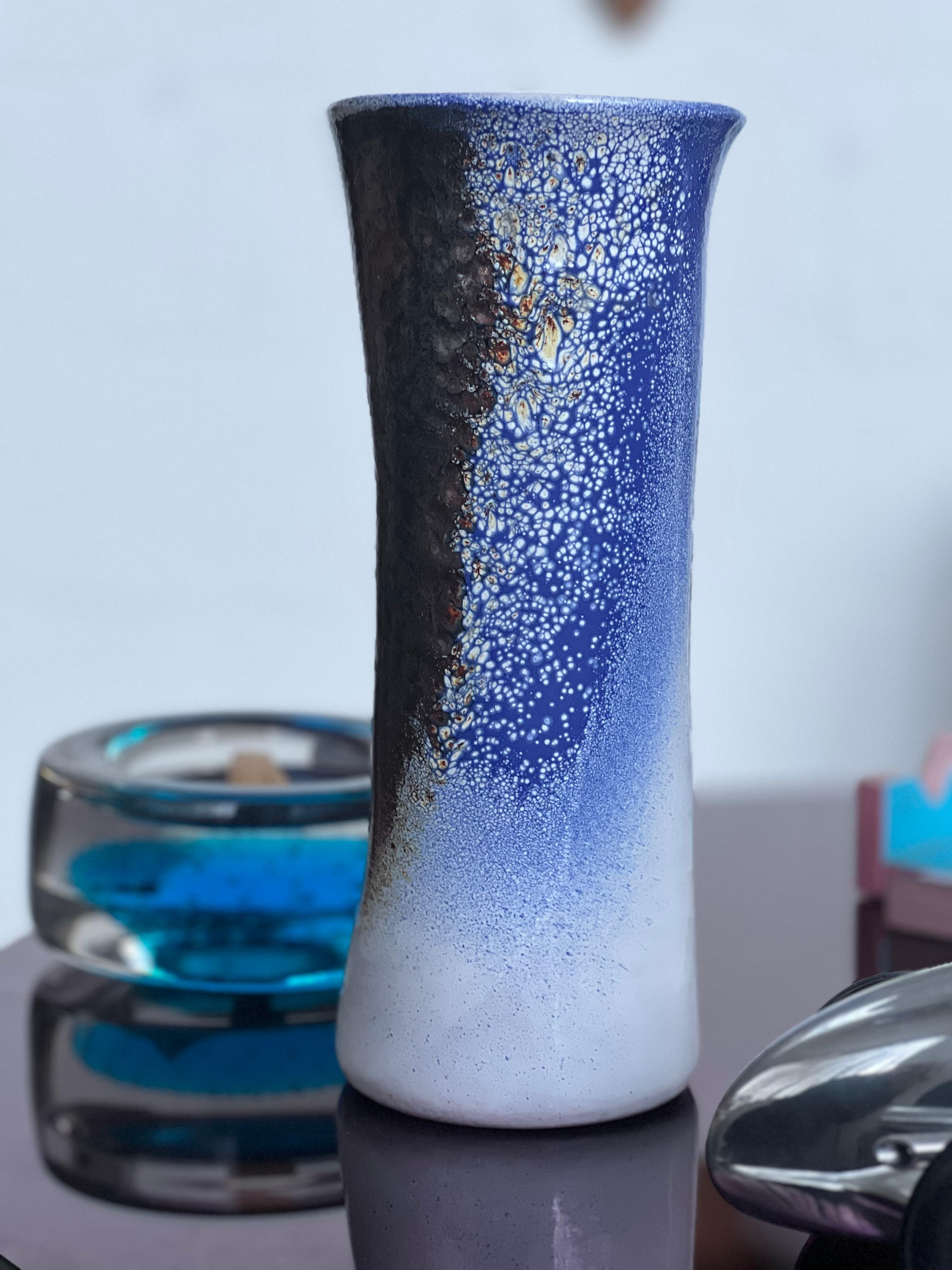 Vintage-Vase aus Keramik, handbemalt, Mid-Century Modern, Vintage  Italienisch Pino Castagna im Angebot 14