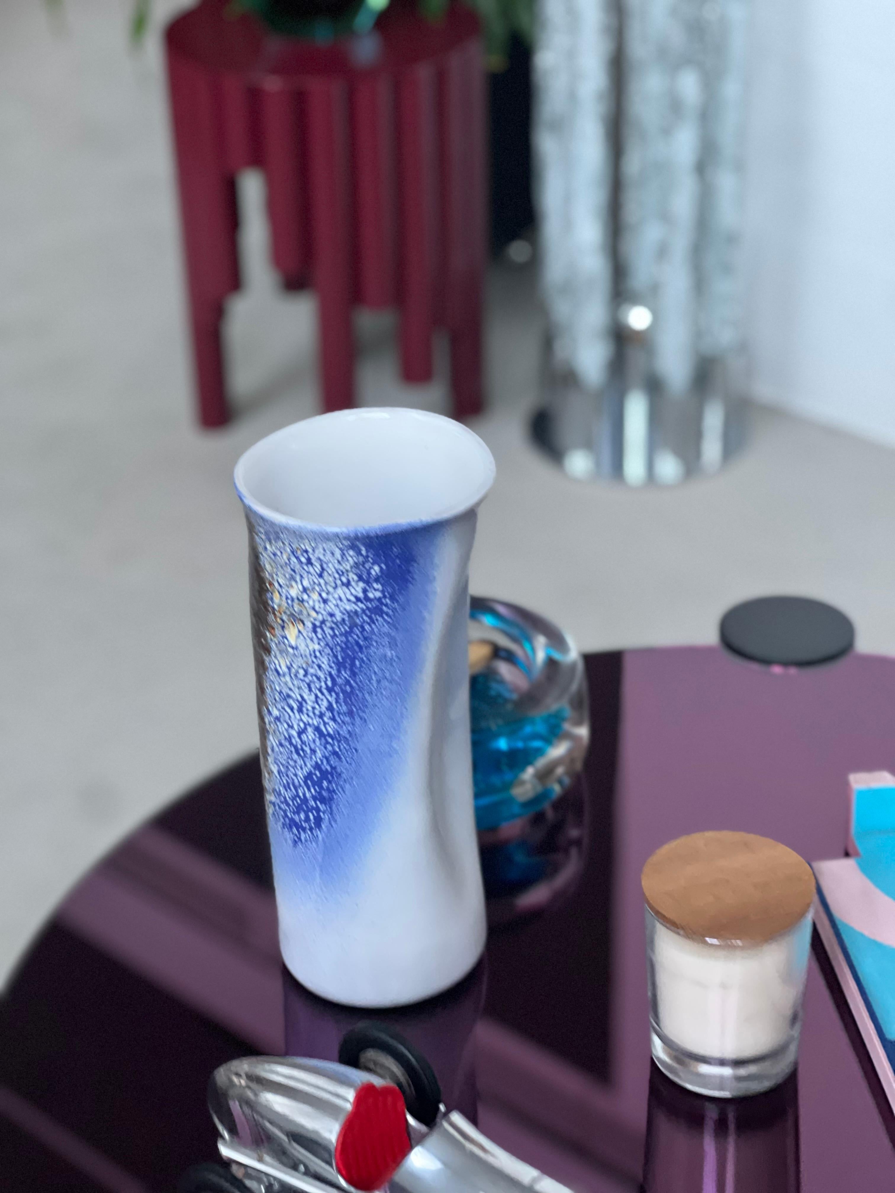 Vintage-Vase aus Keramik, handbemalt, Mid-Century Modern, Vintage  Italienisch Pino Castagna (Moderne der Mitte des Jahrhunderts) im Angebot