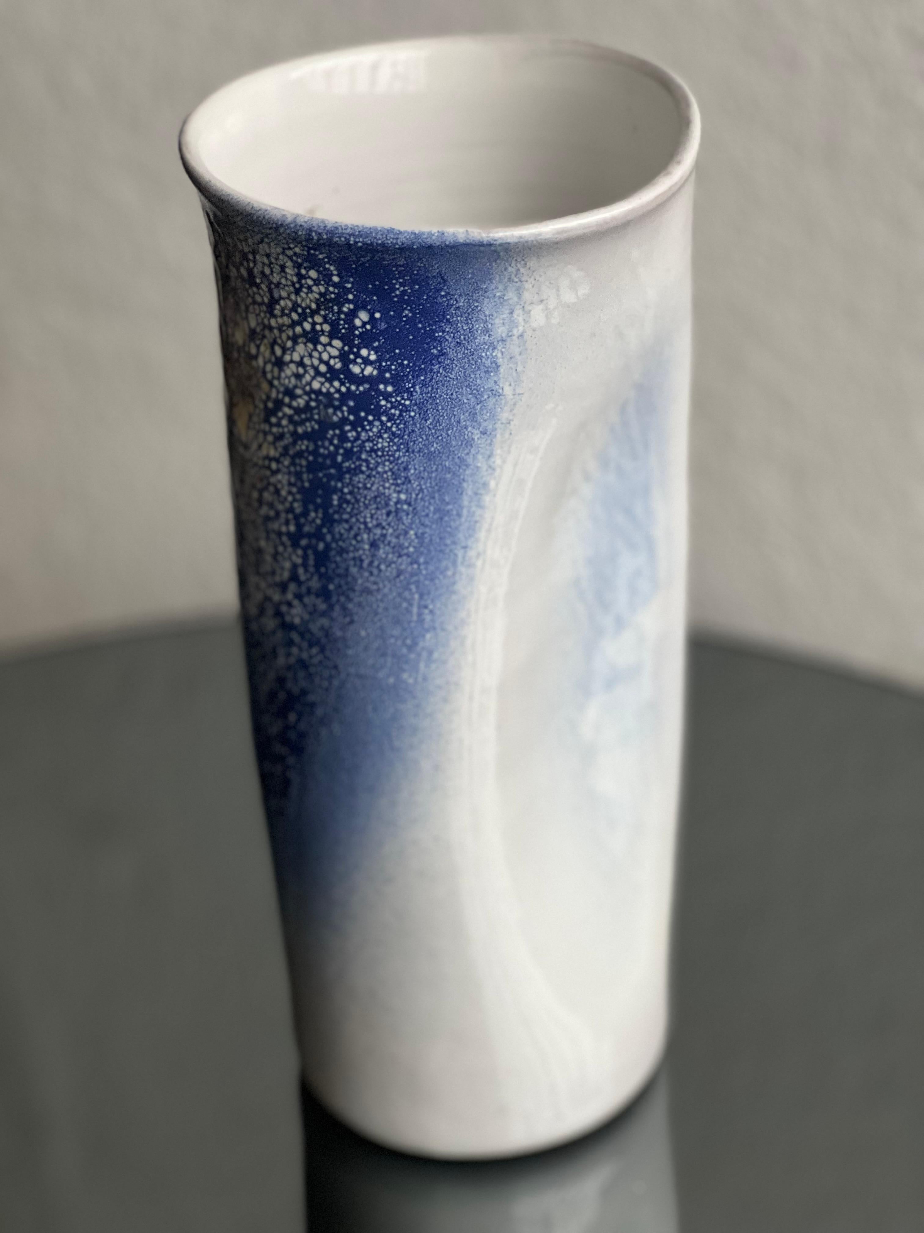 Vintage-Vase aus Keramik, handbemalt, Mid-Century Modern, Vintage  Italienisch Pino Castagna im Angebot 3