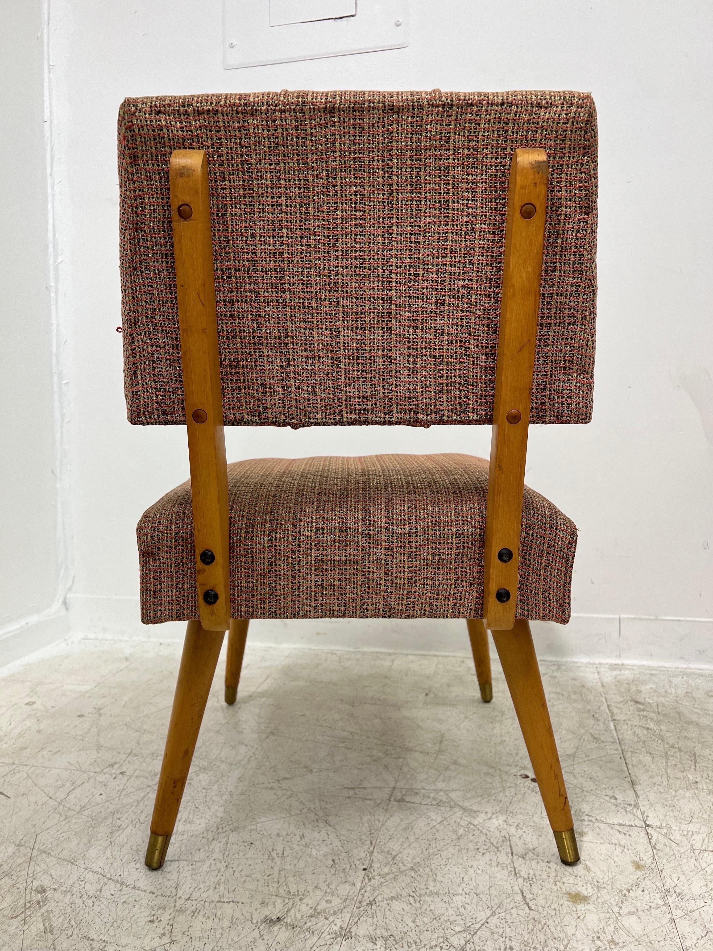 Wood Vintage Mid-Century Modern Chair For Sale