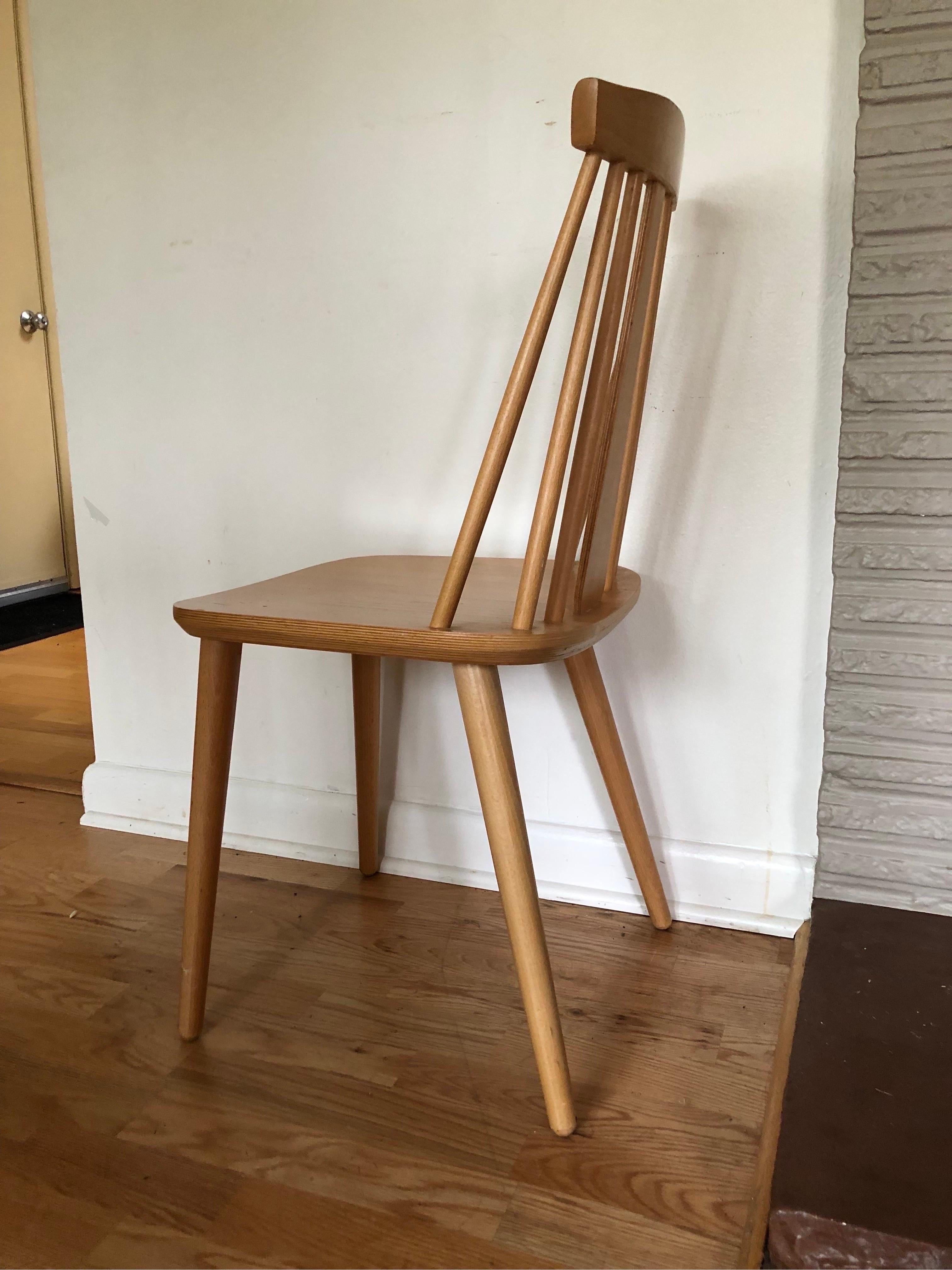 Mid-Century Modern Vintage Mid Century Modern Chair Made in by Poland Radomsko For Sale
