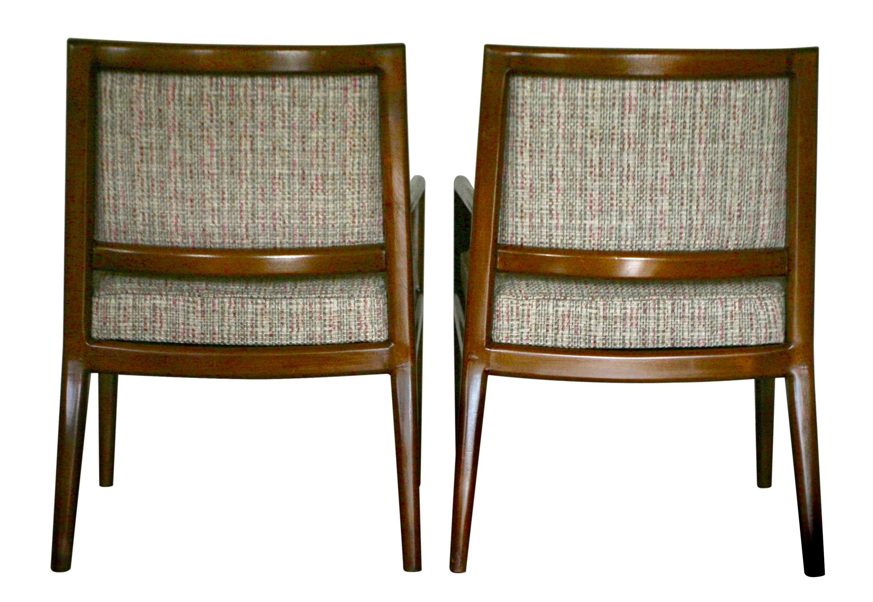 Mid-Century Modern Vintage Mid Century Modern Side Chairs - Newly Reupholstered For Sale