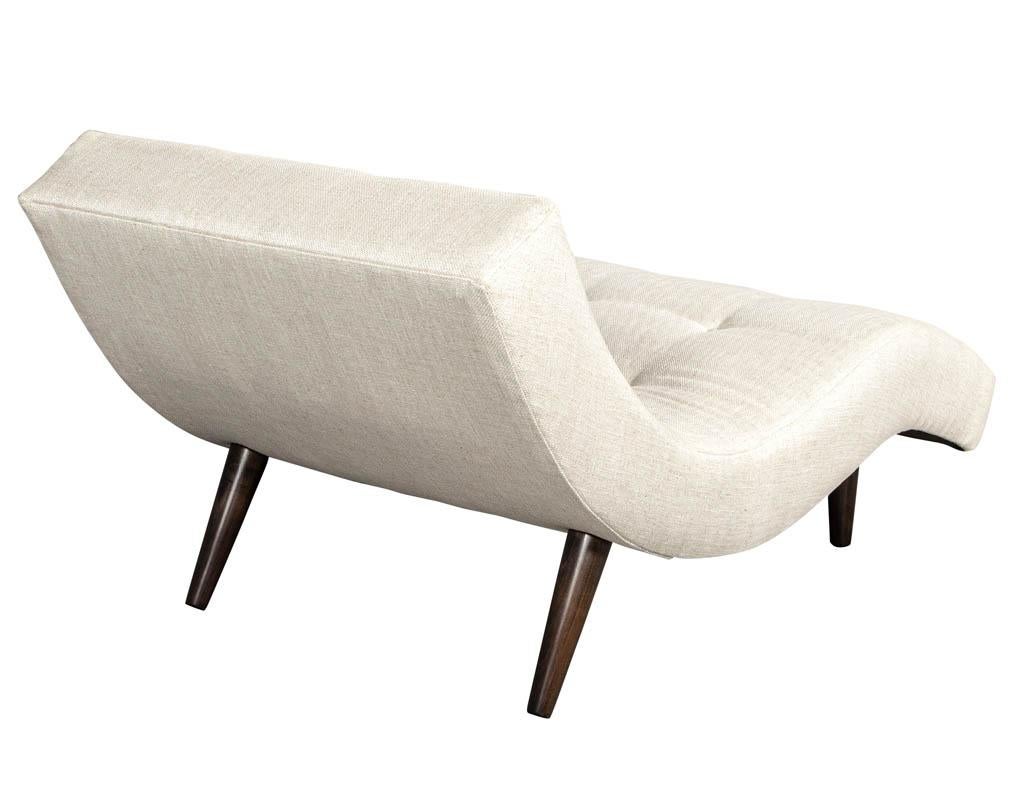 Vintage Mid-Century Modern Chaise Lounge Recamier 1