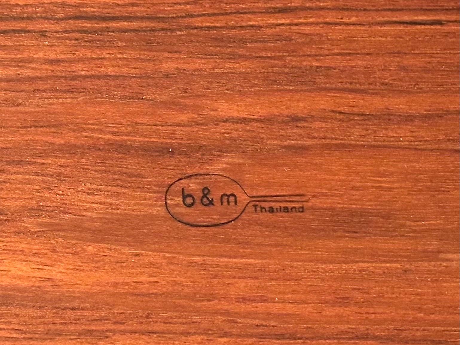 Vintage Mid-Century Modern Käseschneidebrett im Stil der dänischen Moderne im Angebot 2