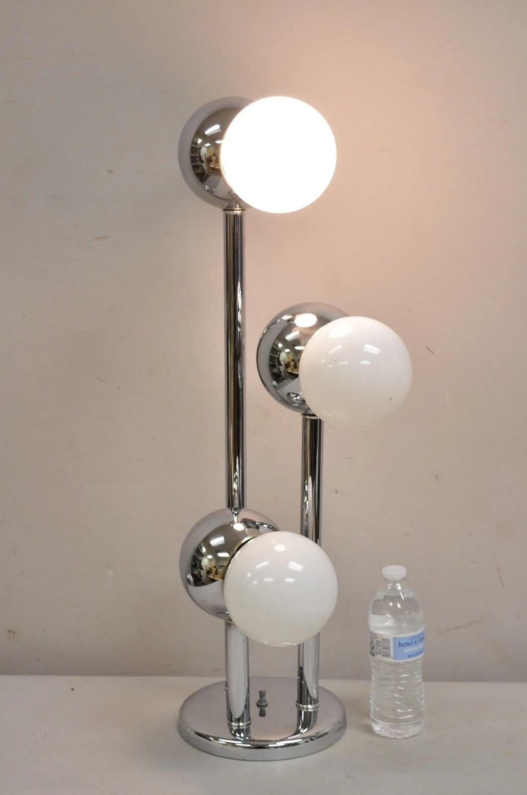 Inconnu Paire de lampes de table à 3 lumières 