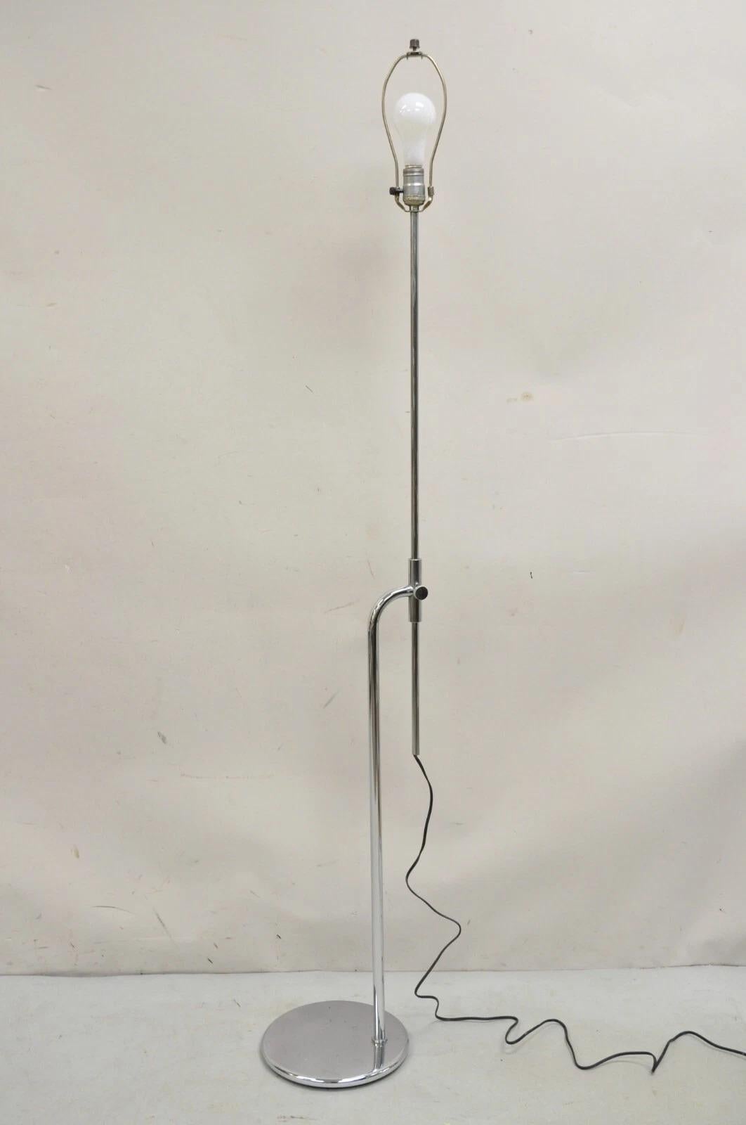 Unknown Vintage Mid Century Modern Chrome Modernist Adjustable 