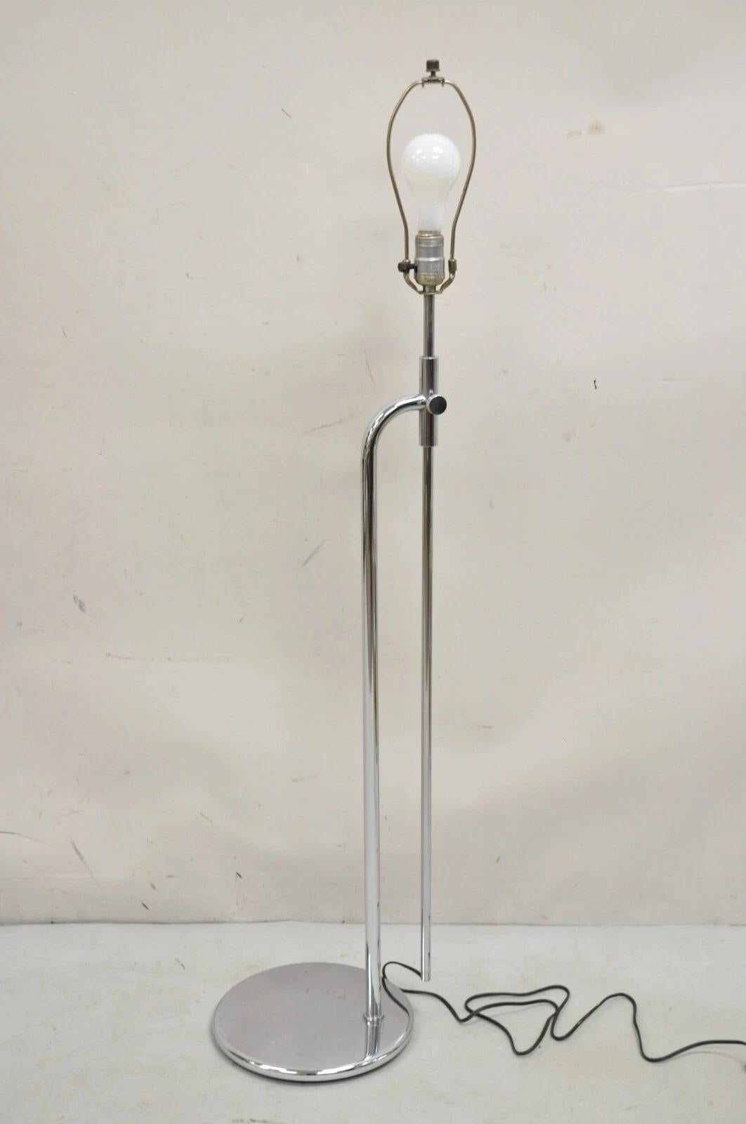 Vintage Mid Century Modern Chrome Modernist Adjustable 