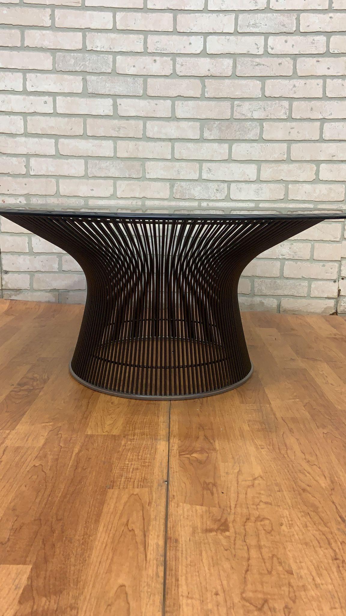 Mid-Century Modern Vintage Mid Century Modern Coffee Table by Warren Platner for Knoll For Sale