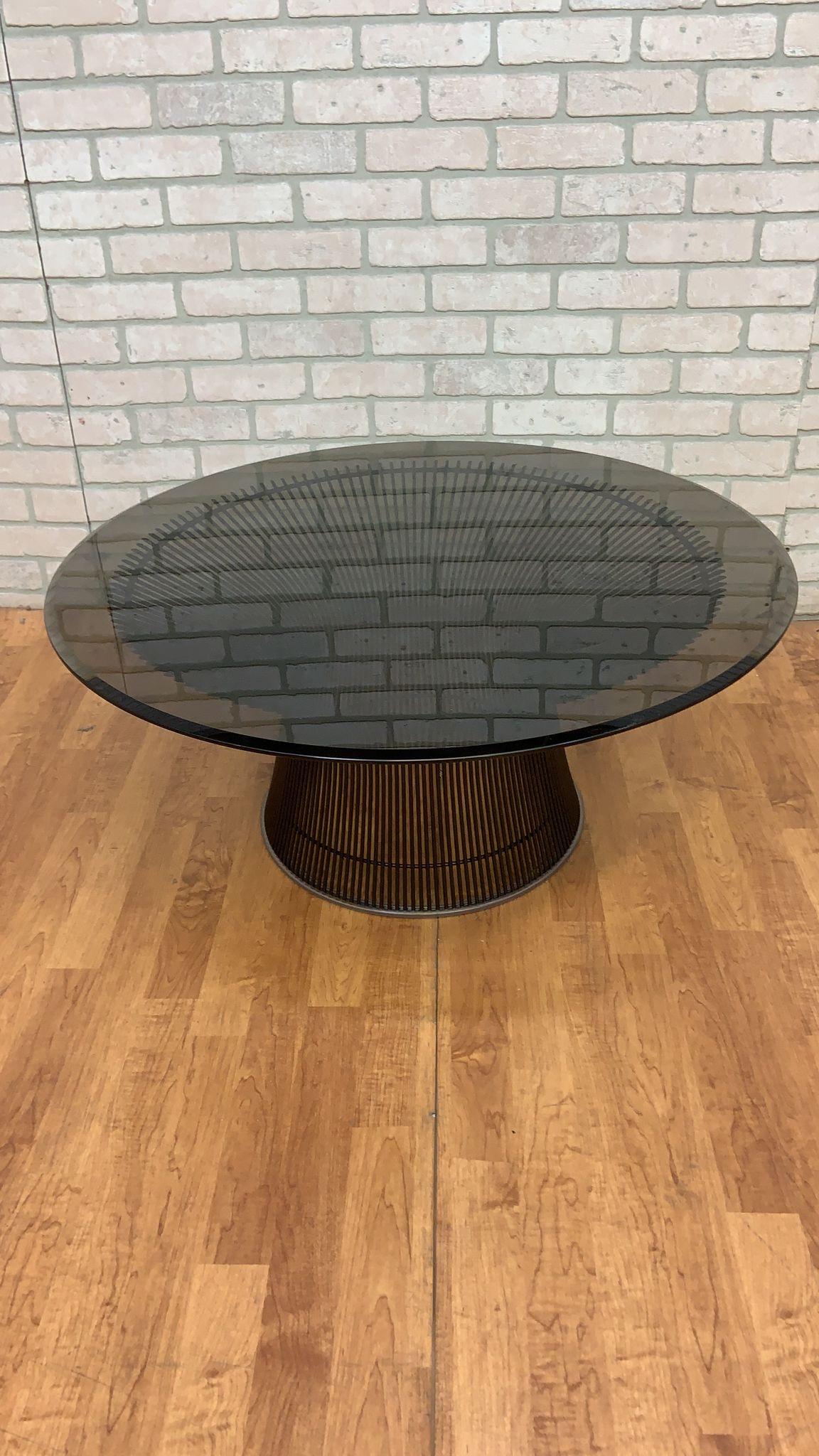 20th Century Vintage Mid Century Modern Coffee Table by Warren Platner for Knoll For Sale
