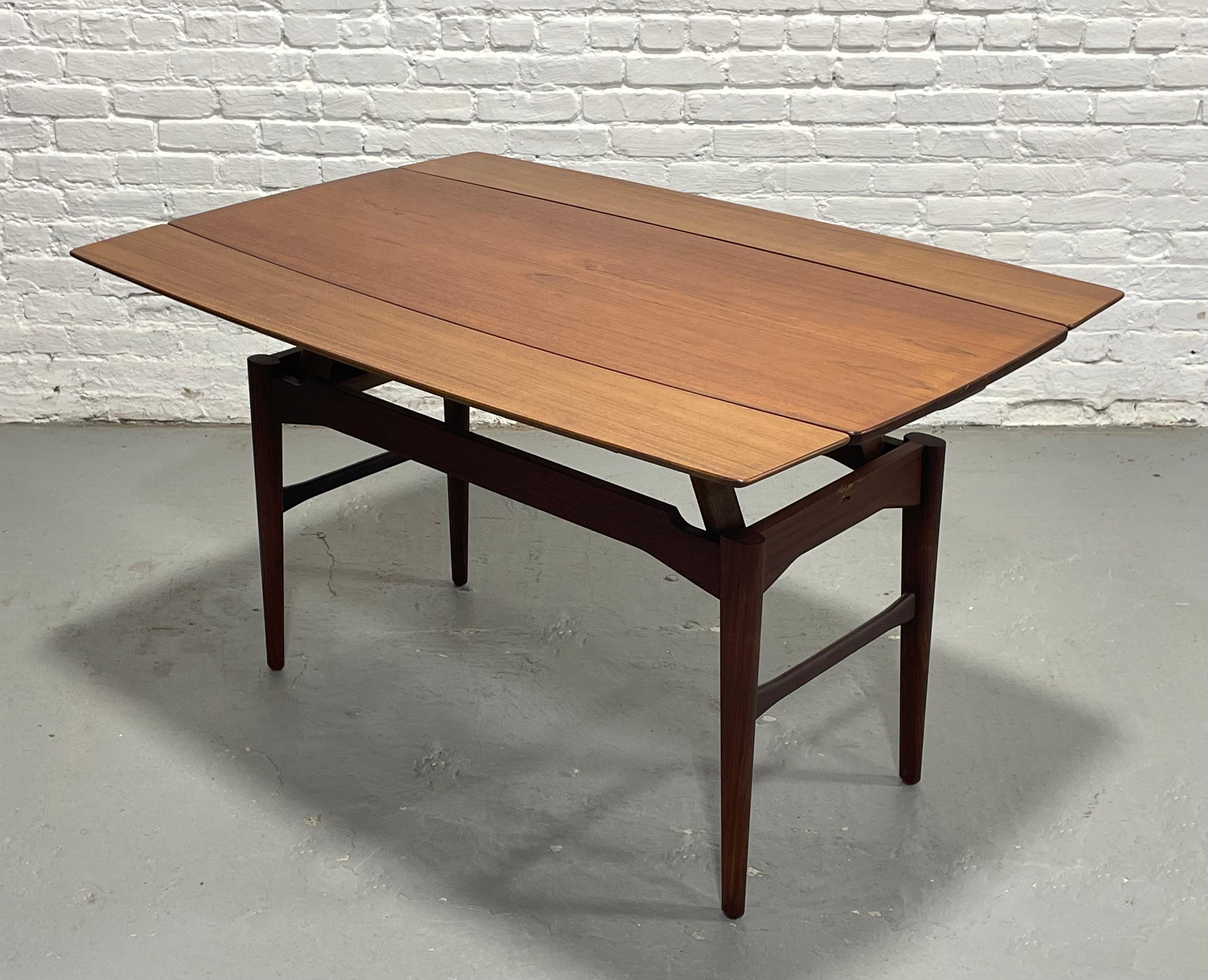 Mesa Convertible Vintage Mid Century Modern - Refinado Diseño Multifuncional en venta 6