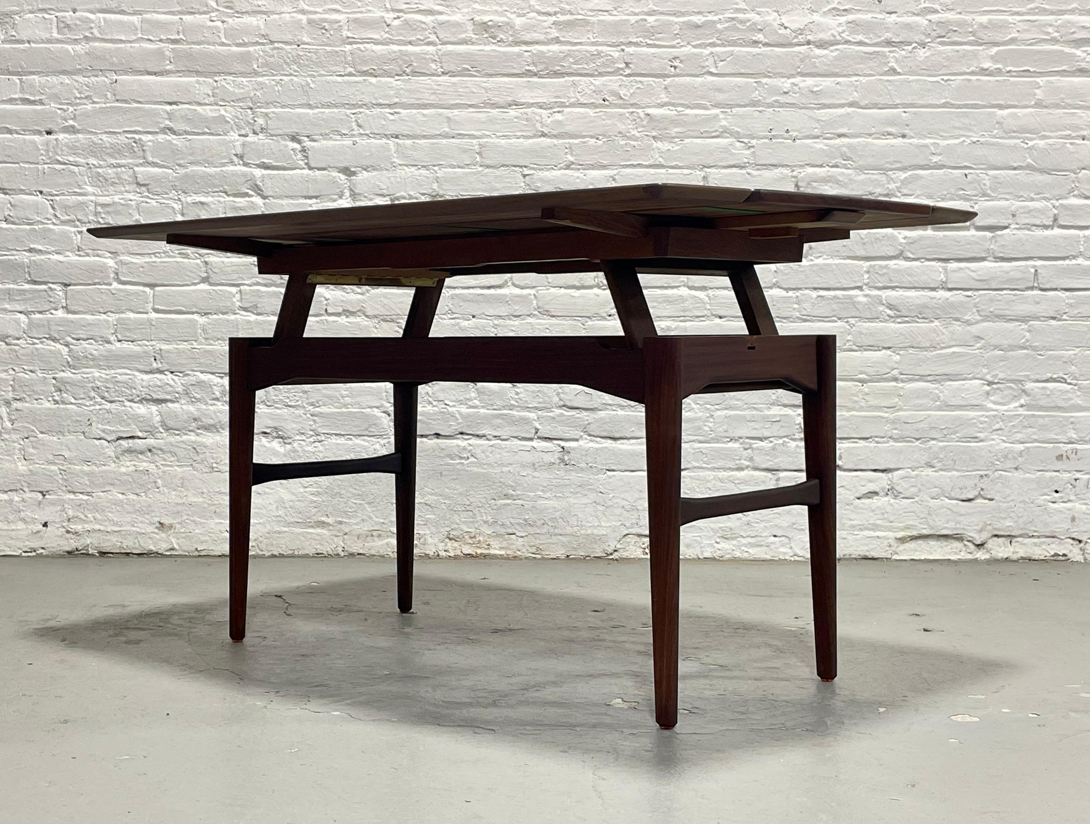 Mesa Convertible Vintage Mid Century Modern - Refinado Diseño Multifuncional en venta 7