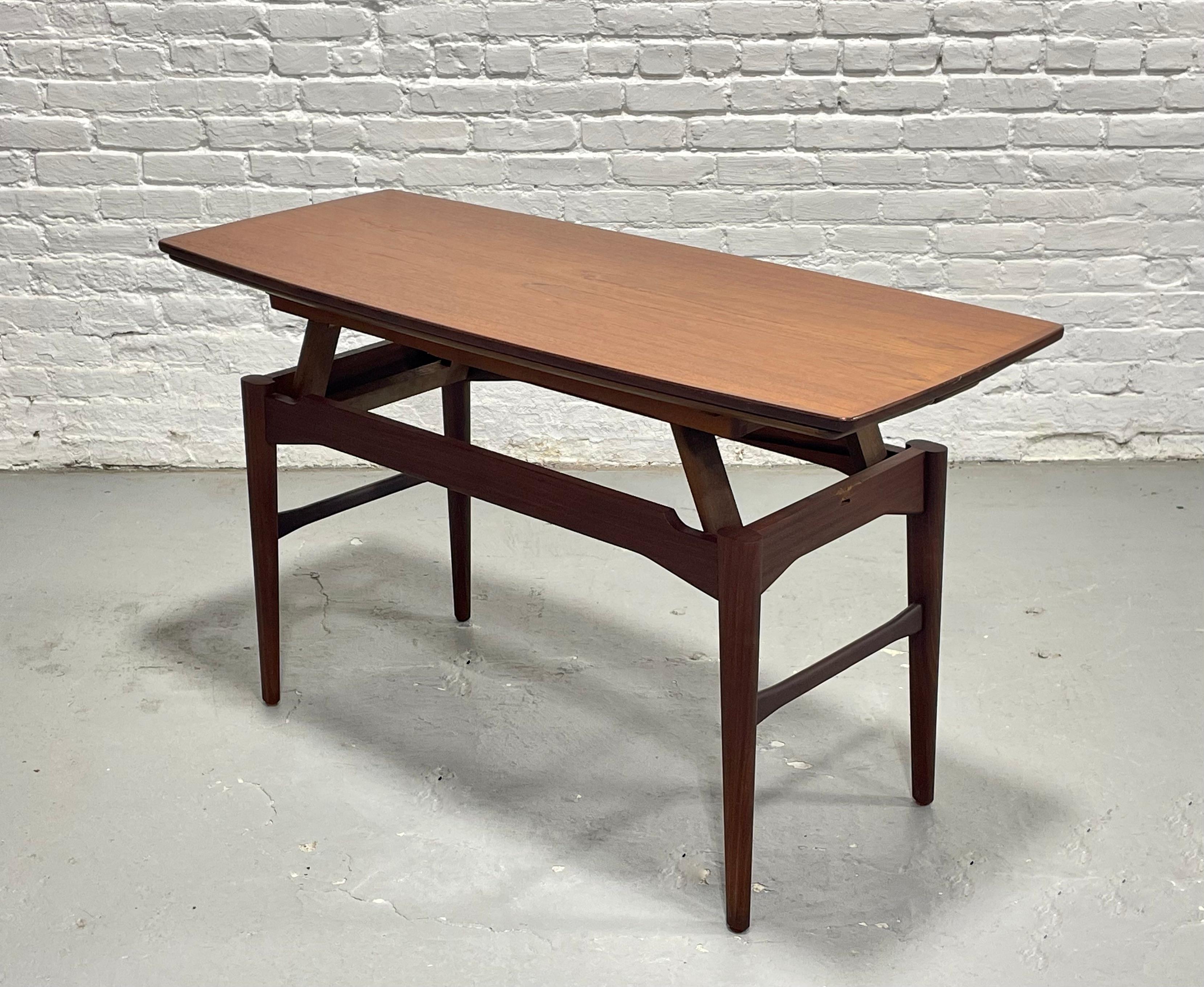 Mesa Convertible Vintage Mid Century Modern - Refinado Diseño Multifuncional en venta 1