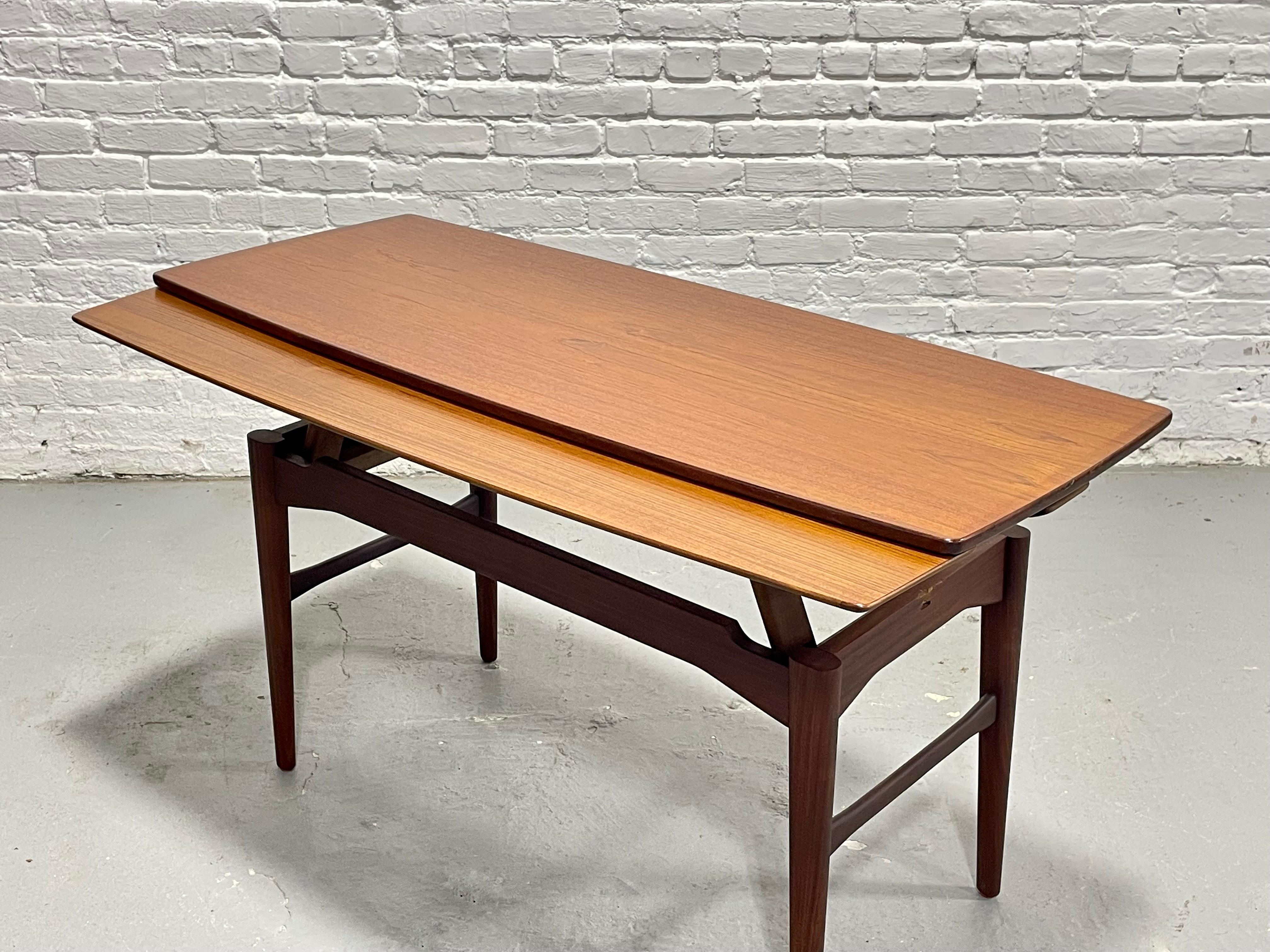 Mesa Convertible Vintage Mid Century Modern - Refinado Diseño Multifuncional en venta 2