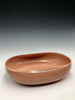 Vintage Mid-Century Modern Coral Pink Russell Wright Steubenville Serving Dish