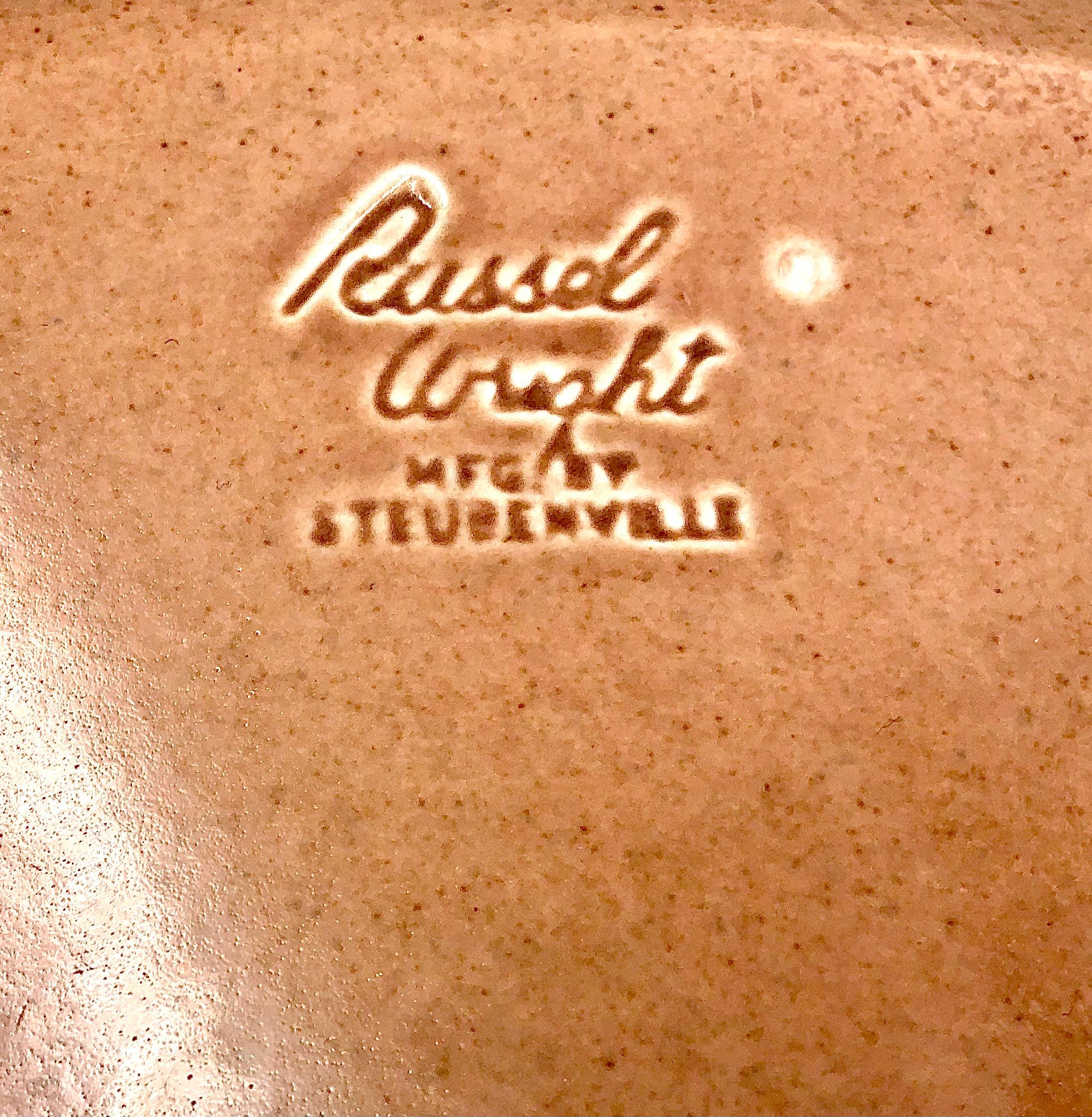 Russell Wright Steubenville-Servierschale in Koralle und Rosa, Mid-Century Modern (Mitte des 20. Jahrhunderts) im Angebot
