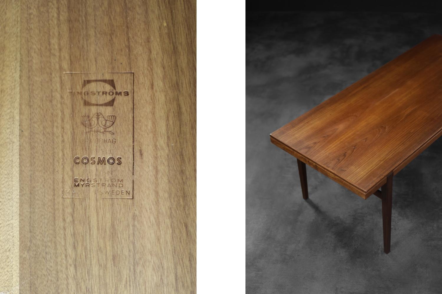 Vintage Mid-Century Modern Cosmos Couchtisch von Sven Engström&Gunnar Myrstrand (Schwedisch) im Angebot