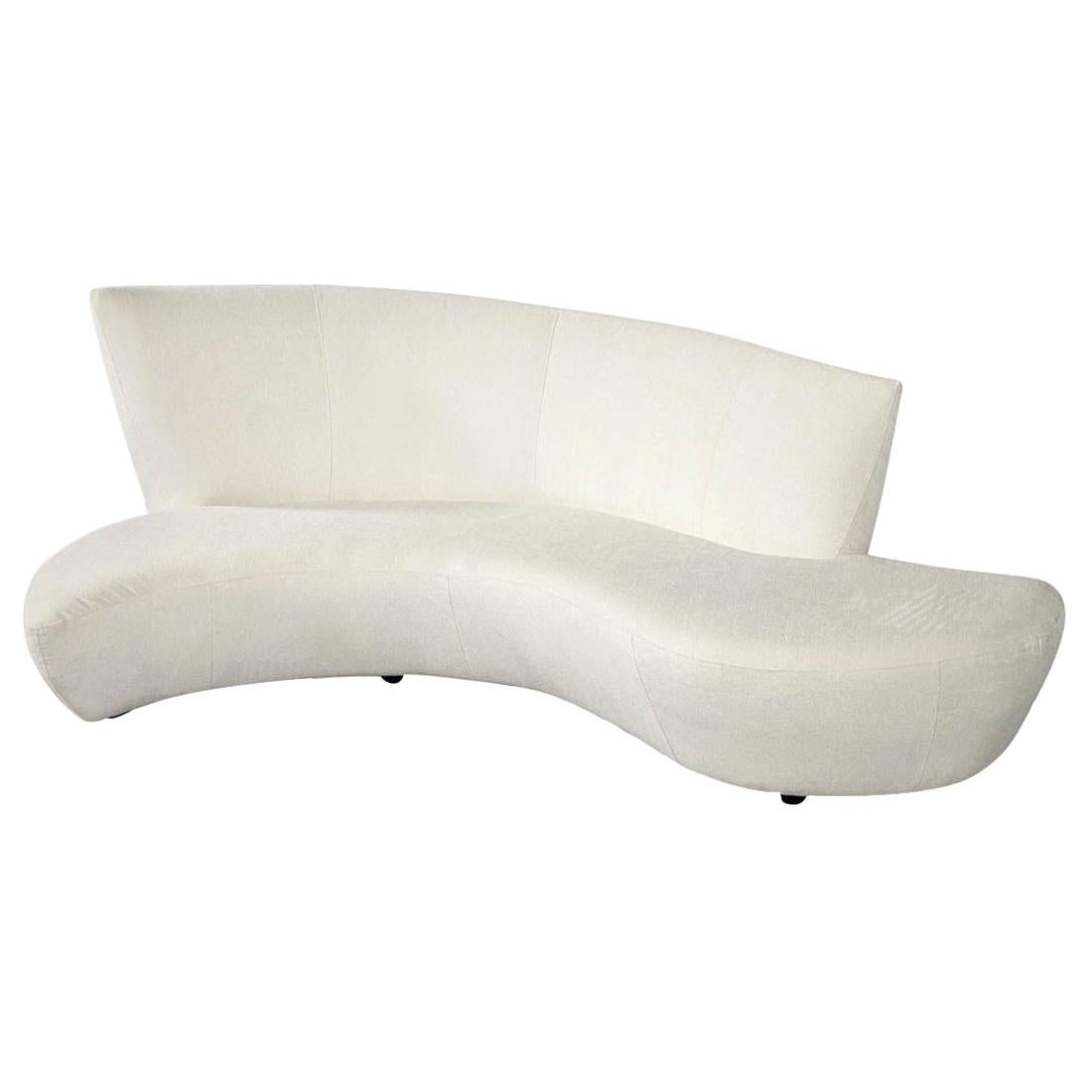 Vintage MidCentury Modern Cream Sofa at 1stDibs cream mid century sofa