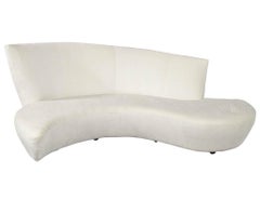 Vintage Mid-Century Modern Cream Sofa