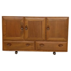 Vintage Mid Century Modern Credenza / Sideboard by Ercol