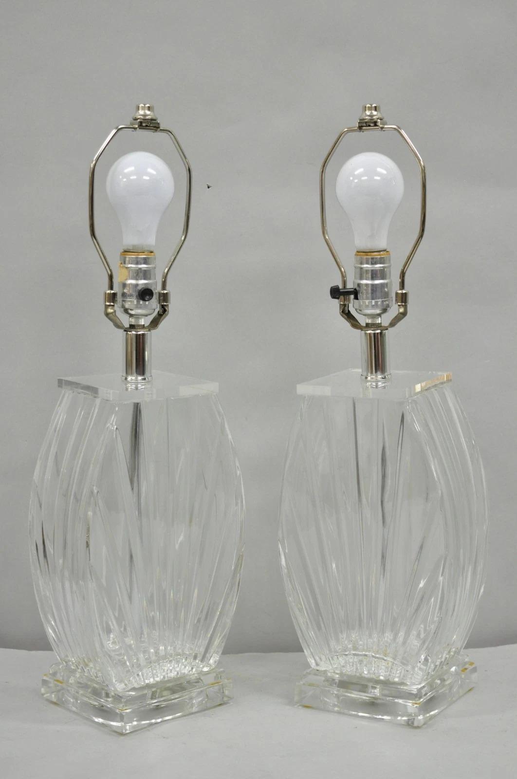 Paire de lampes de table 