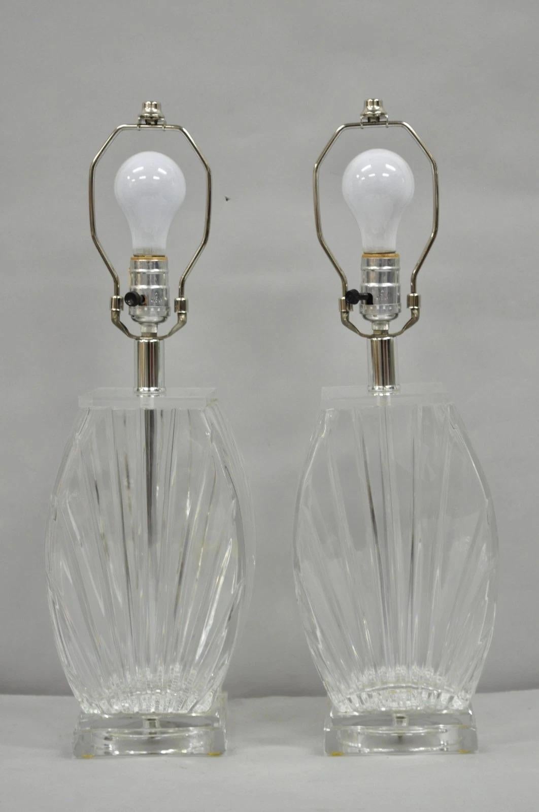 Paire de lampes de table 