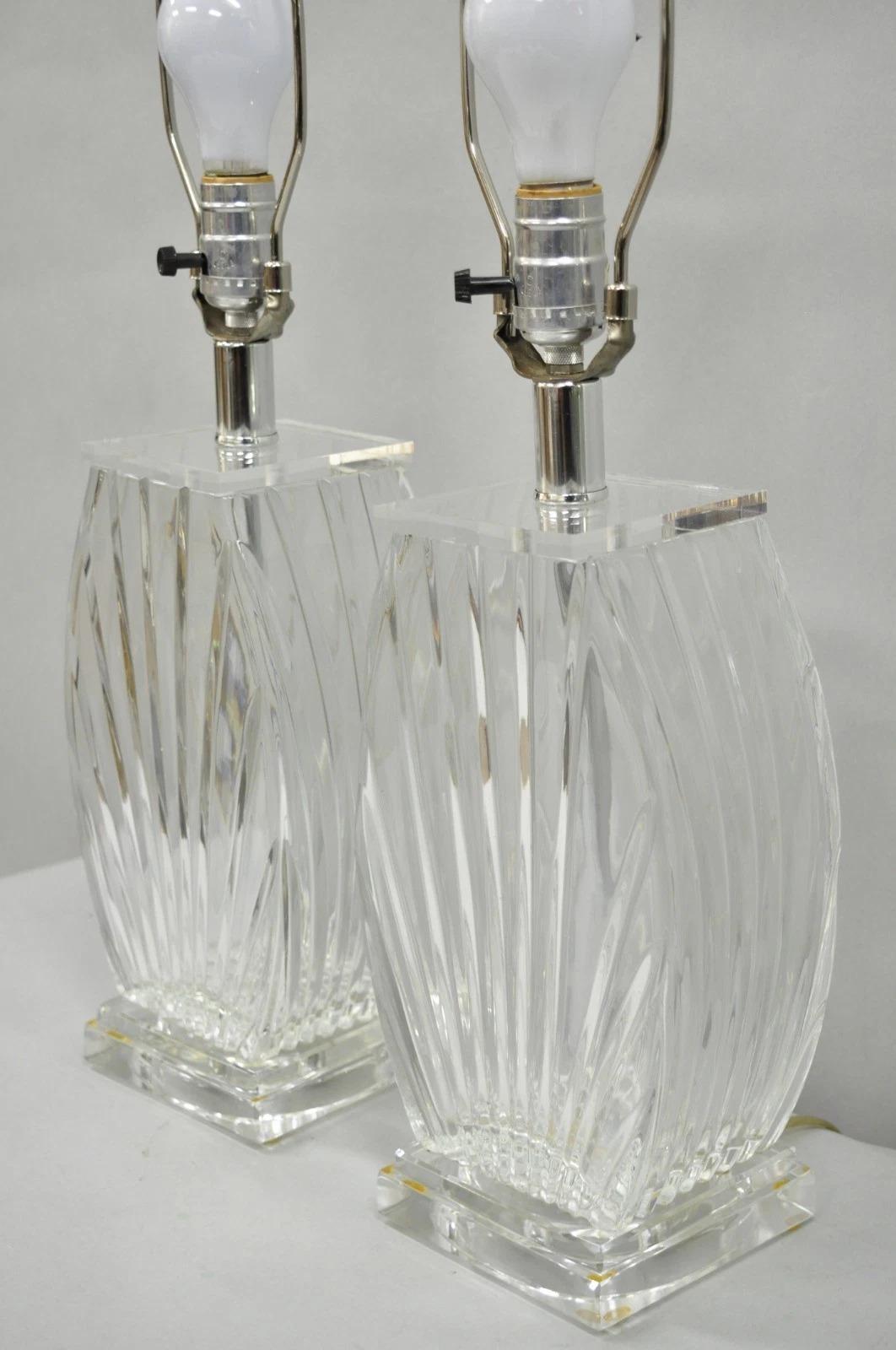 Mid-Century Modern Paire de lampes de table 