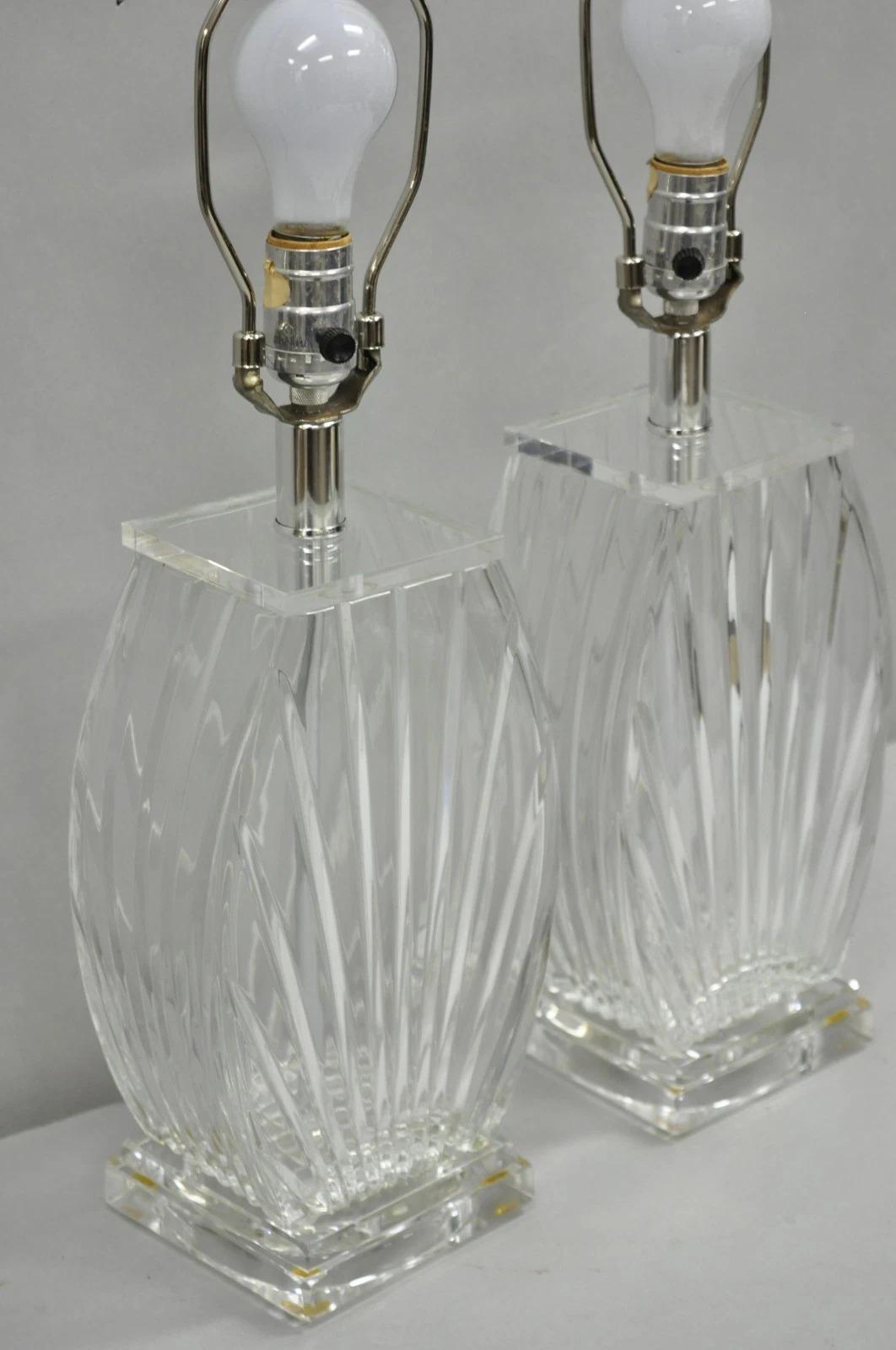 Paire de lampes de table 