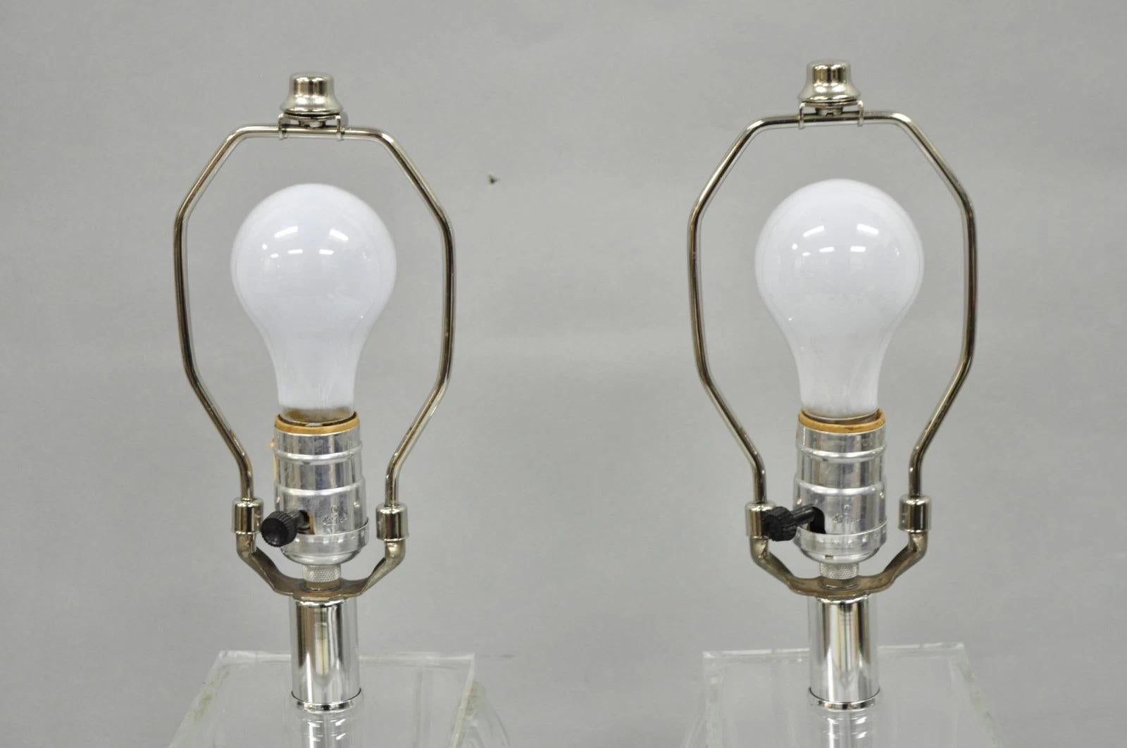 20ième siècle Paire de lampes de table 